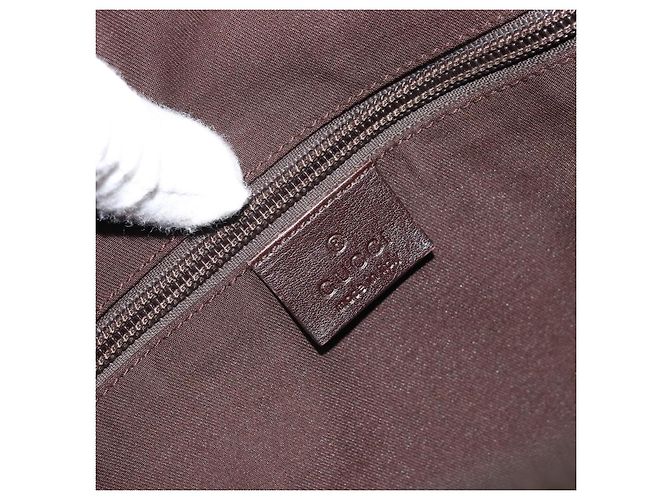 Borsa a Spalla GG Canvas Gucci Beige Argento 145857 Auth 169859 - vista 18