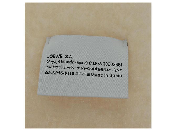 Sciarpa Anagram LOEWE in Lana Mohair Bianca Auth am10695V Bianco - vista 13