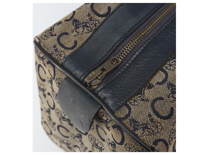 Céline Borsa a mano in tela Macadam C di CELINE, blu navy e oro, autentica, riferimento bs33286 D'oro - vista 10