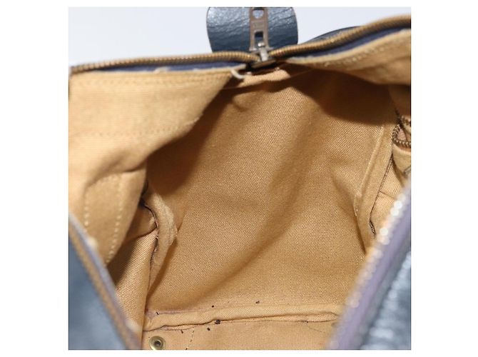 Céline Borsa a mano in tela Macadam C di CELINE, blu navy e oro, autentica, riferimento bs33286 D'oro - vista 18