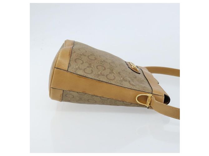 Céline Celine C Sulky Canvas and Leather Beige - vista 3
