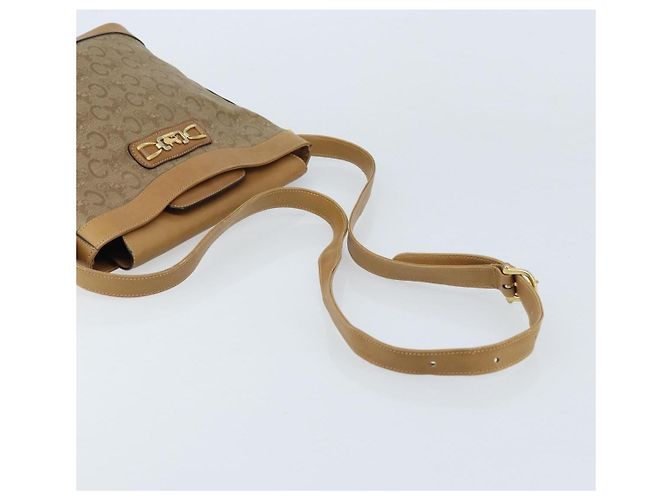 Céline Celine C Sulky Canvas and Leather Beige - vista 6