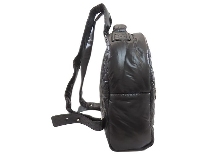 Chanel Coco Cocoon Nylon Rucksack Schwarz - Ansicht 3