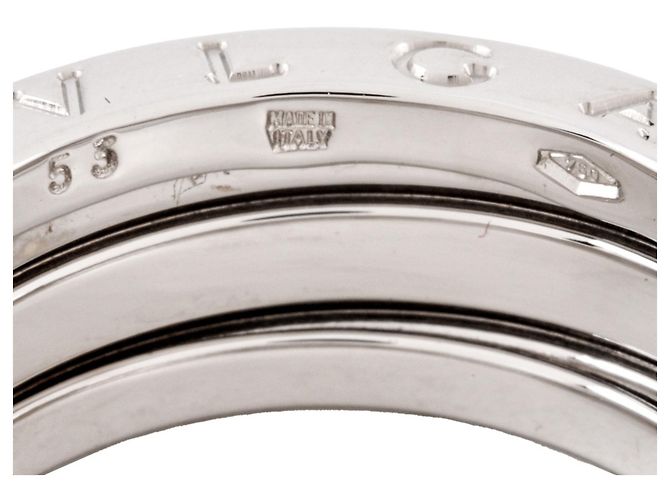 Bulgari Anello B.zero1 a 2 bande in oro bianco 18K Bvlgari - vista 3