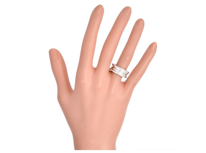 Bulgari Anello B.zero1 a 2 bande in oro bianco 18K Bvlgari - vista 5