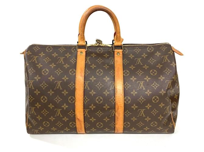 Borsa Boston Keepall 45 Louis Vuitton Monogramma - vista 3