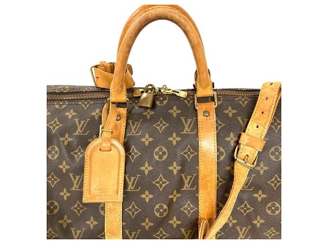 Borsa Boston Keepall 50 Louis Vuitton Monogramma - vista 5