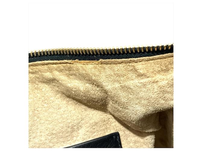 Prada Ein-Schulter-Ledertasche Schwarz - Ansicht 9