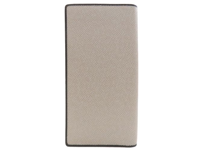 Cartera Larga Brazza en Taiga Louis Vuitton Castaño - vista 2