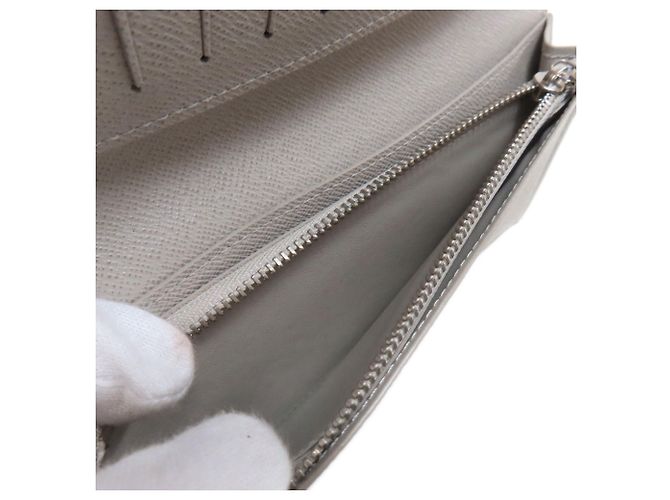 Cartera Larga Brazza en Taiga Louis Vuitton Castaño - vista 5