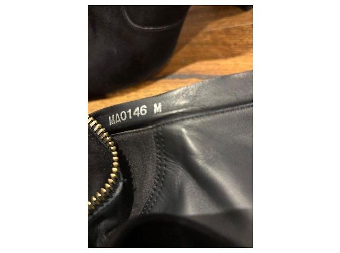 Stivaletti in suede nero Louis Vuitton 39,5 - vista 4