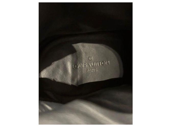 Stivaletti in suede nero Louis Vuitton 39,5 - vista 5