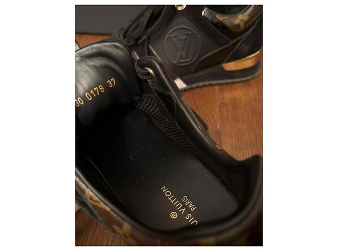 Sneakers Run Away Louis Vuitton Marrone Nero - vista 4