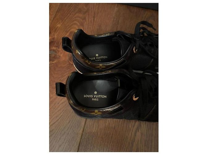 Sneakers Run Away Louis Vuitton Marrone Nero - vista 6