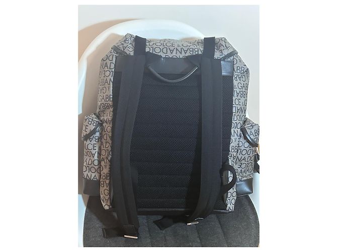 Dolce & Gabbana Zaino in jacquard D&G Nero - vista 3