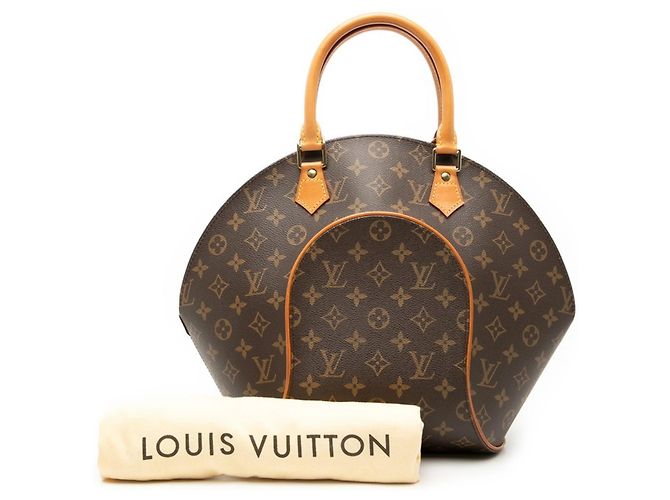 Borsa a mano Ellipse MM Monogramma Louis Vuitton Marrone - vista 7
