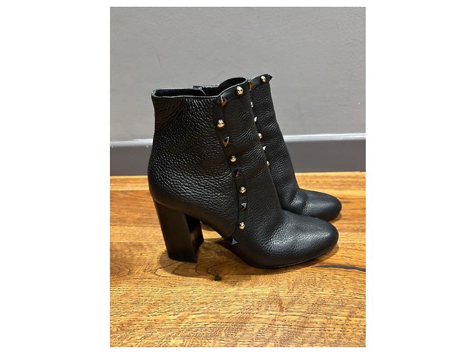 Botines Rockstud de Valentino Garavani Negro - vista 2