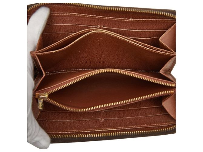 Zippy Geldbörse Monogram Louis Vuitton Braun - Ansicht 6