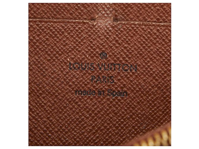 Zippy Geldbörse Monogram Louis Vuitton Braun - Ansicht 7