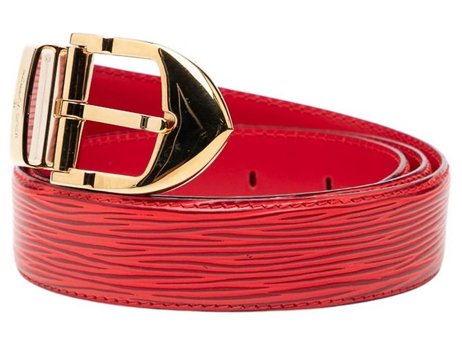 Cintura Classica Epi Santur Louis Vuitton Rosso - vista 2