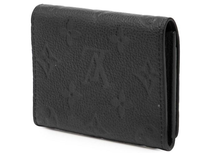 Estuche para tarjetas Monogram Empreinte Louis Vuitton Negro - vista 2