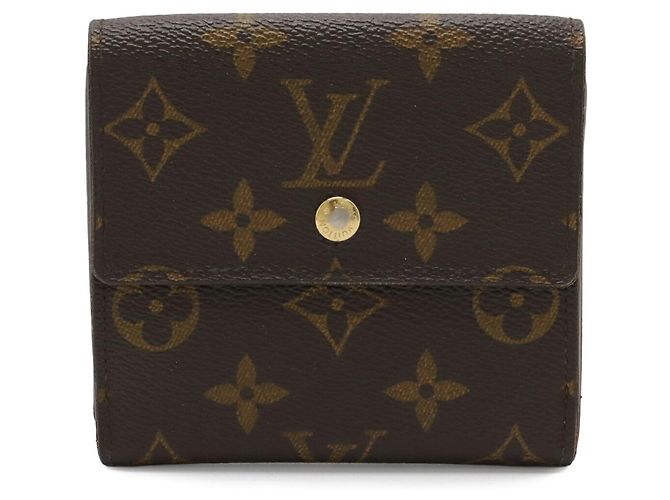 Portafoglio Bifold Elise Monogramma Louis Vuitton Marrone - vista 2