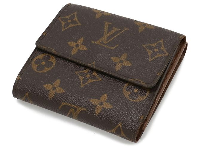 Portafoglio Bifold Elise Monogramma Louis Vuitton Marrone - vista 3