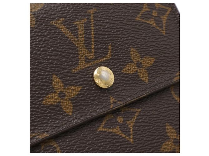 Portafoglio Bifold Elise Monogramma Louis Vuitton Marrone - vista 5