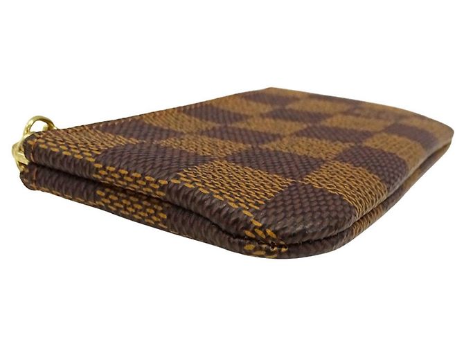 Monedero de lona Damier Louis Vuitton Castaño - vista 3