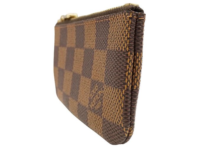 Monedero de lona Damier Louis Vuitton Castaño - vista 4