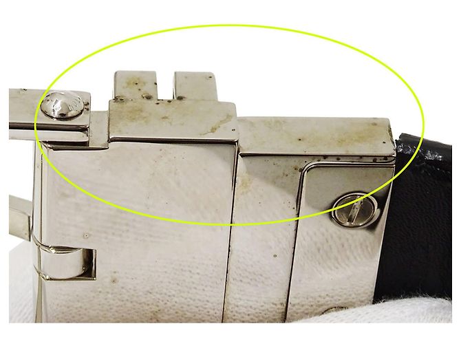 Cintura Boston Santur Damier Infini da uomo Louis Vuitton Nero - vista 9