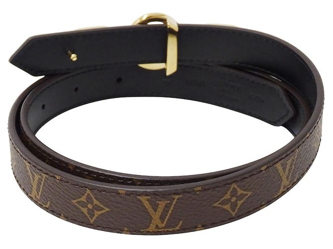 Louis Vuitton Damen Gürtel aus Monogramm-Canvas Schwarz - Ansicht 2
