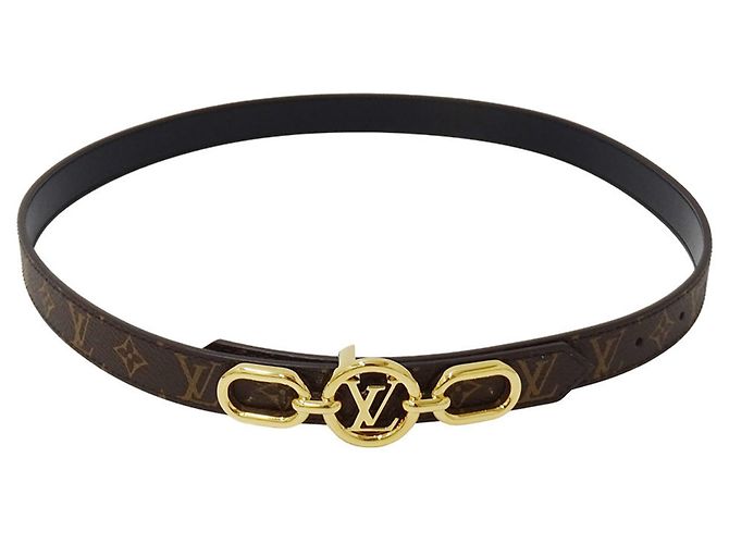 Louis Vuitton Damen Gürtel aus Monogramm-Canvas Schwarz - Ansicht 3
