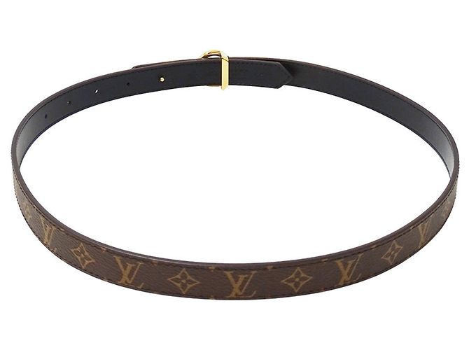 Louis Vuitton Damen Gürtel aus Monogramm-Canvas Schwarz - Ansicht 4