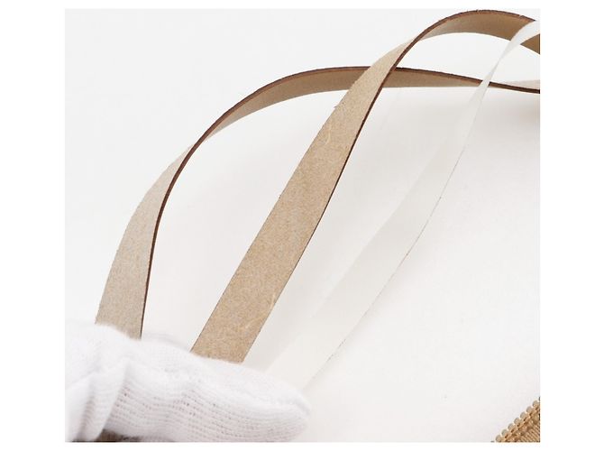 Borsa Tote Gancini di Salvatore Ferragamo Beige - vista 14