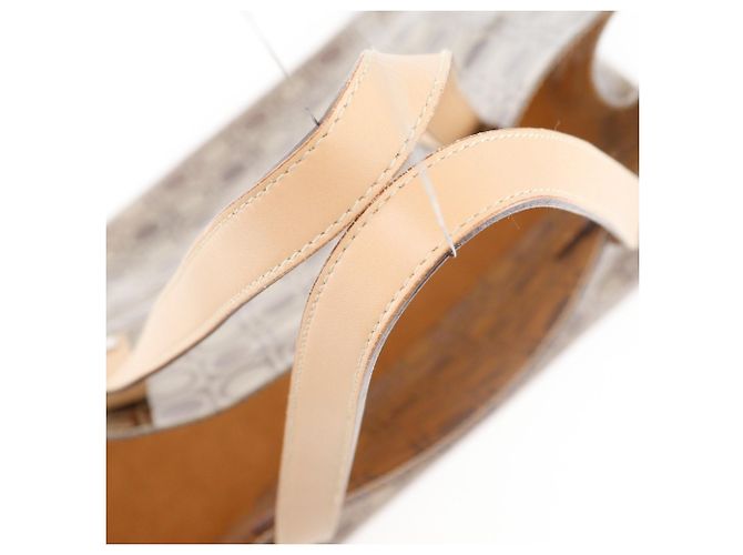 Borsa Tote Gancini di Salvatore Ferragamo Beige - vista 5