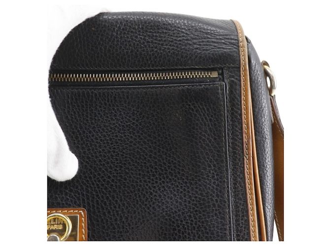 Céline Celine Alte Vintage Schultertasche Schwarz - Ansicht 12