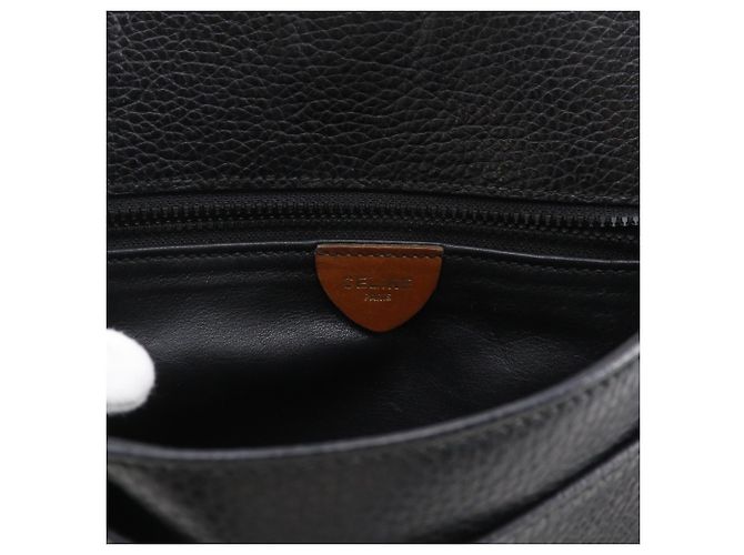 Céline Celine Alte Vintage Schultertasche Schwarz - Ansicht 9