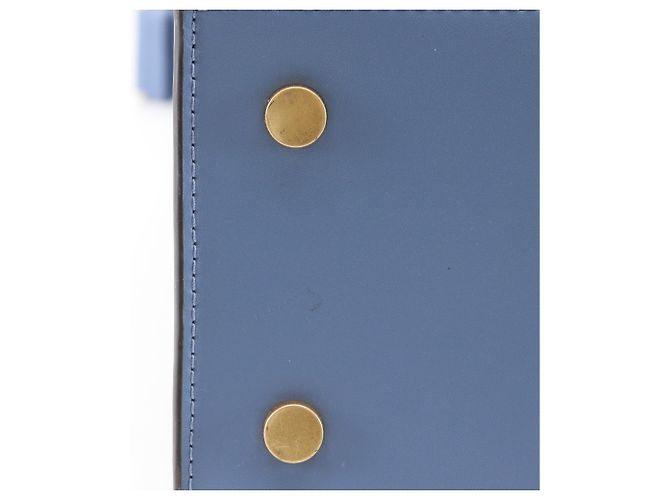 Große Chenille Manhattan Tote von Kate Spade Hellblau - Ansicht 13