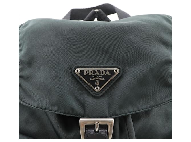Prada grüner Nylon-Rucksack - Ansicht 18