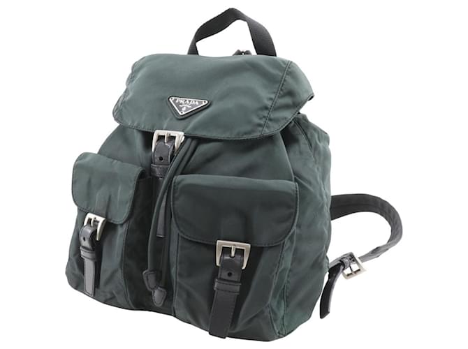 Prada grüner Nylon-Rucksack - Ansicht 2