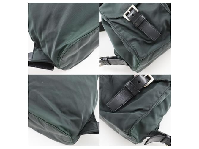 Prada grüner Nylon-Rucksack - Ansicht 4
