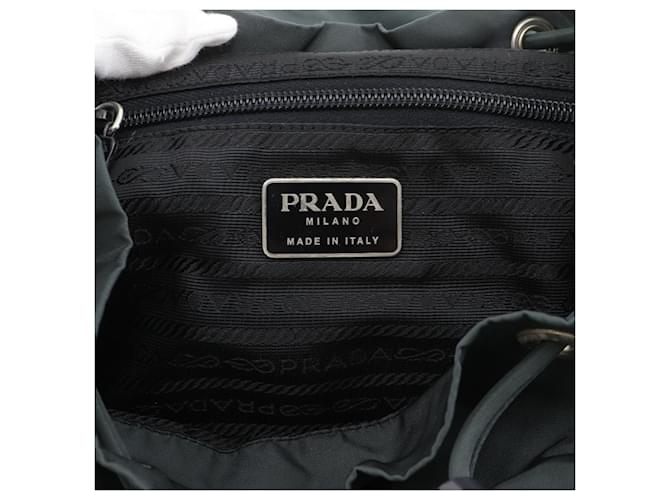 Prada grüner Nylon-Rucksack - Ansicht 9