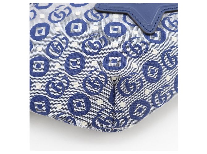 Marsupio per bambini Gucci Star Blu - vista 4