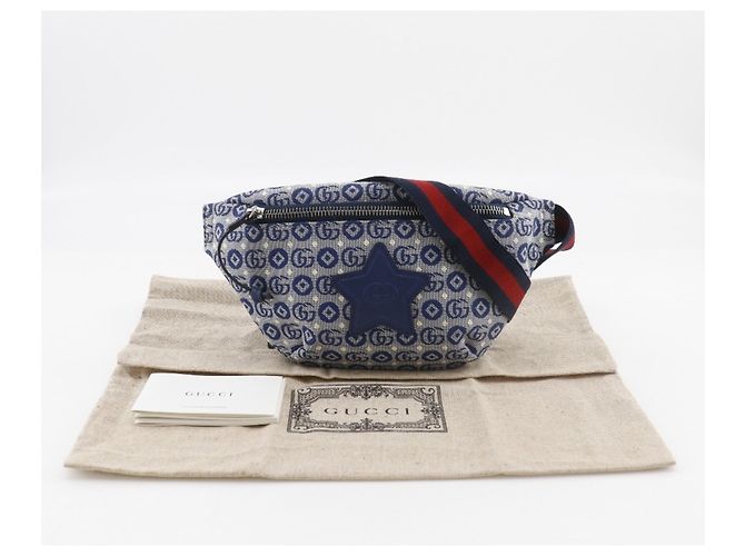 Marsupio per bambini Gucci Star Blu - vista 8