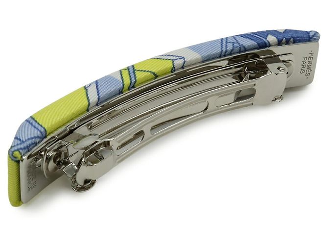 Hermès Fermaglio per capelli HERMES Eclipse PM Bianco Blu Giallo - vista 4
