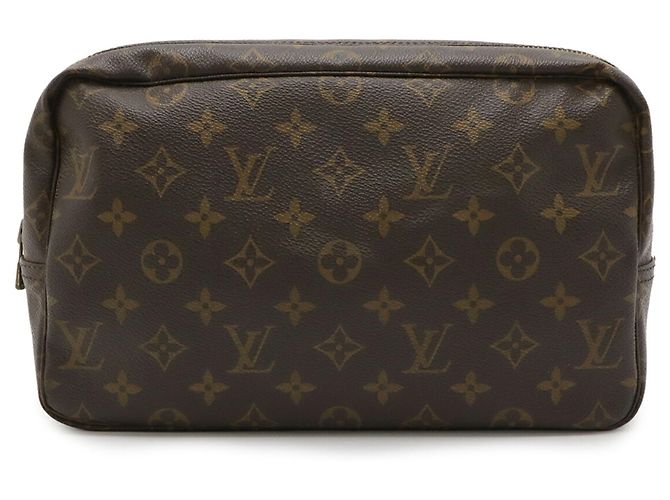 Borsa Clutch Truss Toilette 28 Monogramma Louis Vuitton Marrone - vista 2