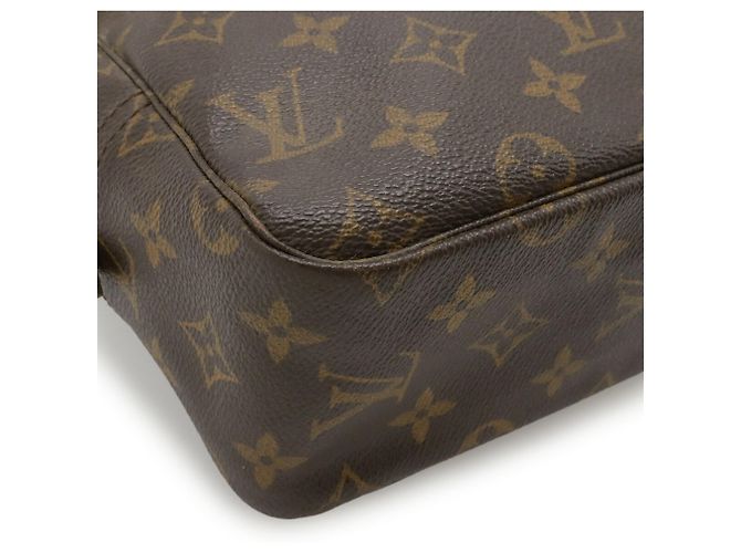 Borsa Clutch Truss Toilette 28 Monogramma Louis Vuitton Marrone - vista 4