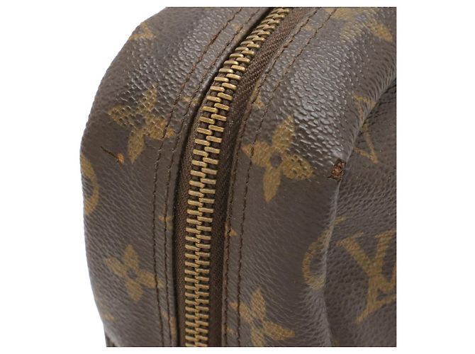 Borsa Clutch Truss Toilette 28 Monogramma Louis Vuitton Marrone - vista 5
