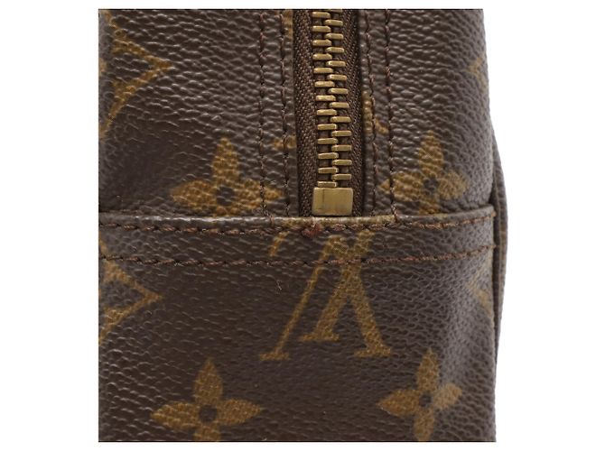 Borsa Clutch Truss Toilette 28 Monogramma Louis Vuitton Marrone - vista 6